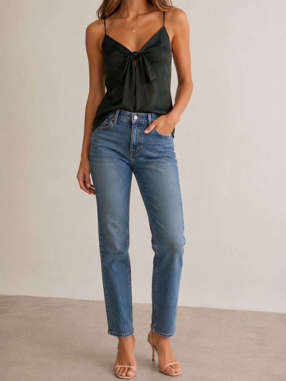Abercrombie & Fitch Tie-Front Cami
